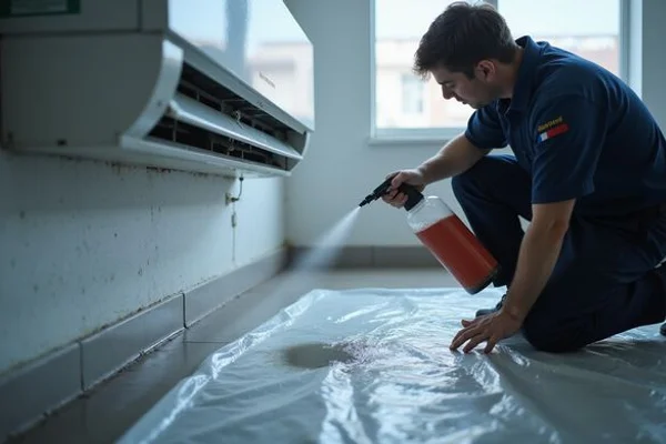 Aircond Chemical Wash work sample 2